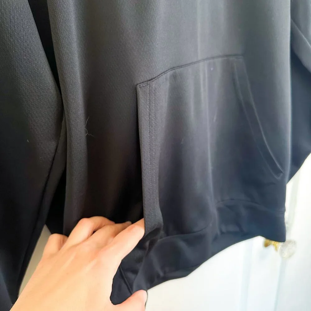 Adidas | TRN‎ TI Performance Climawarm Hoodie Sweatshirt in Black Large